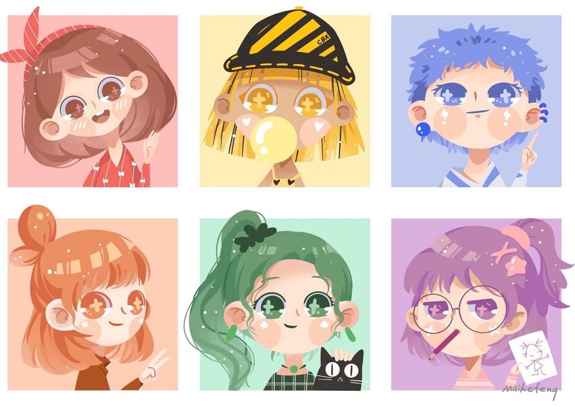 ipad插画-麦刻风团练课程合集（第一、二、三期）