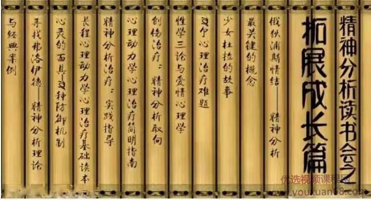 赵玉焕精神分析读书会拓展成长篇讲解10本