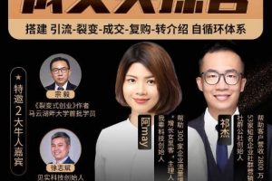 21天裂变成交实操营，手把手教你搞定获客和成交两大难题！24小时吸引1...