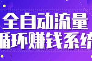 九京五位一体盈利模型特训营：全自动流量循环赚钱系统，月入过万甚至1...