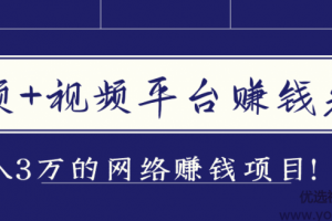 音频和视频平台赚钱先机，月入3万的赚钱项目
