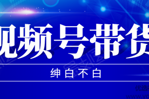 2020年9月红利项目：视频号带货，实测单个账号稳定日收入300左右（附素...