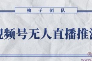微信视频号无人直播推流详细教程，无人操作24小时循环播放【视频课程】...