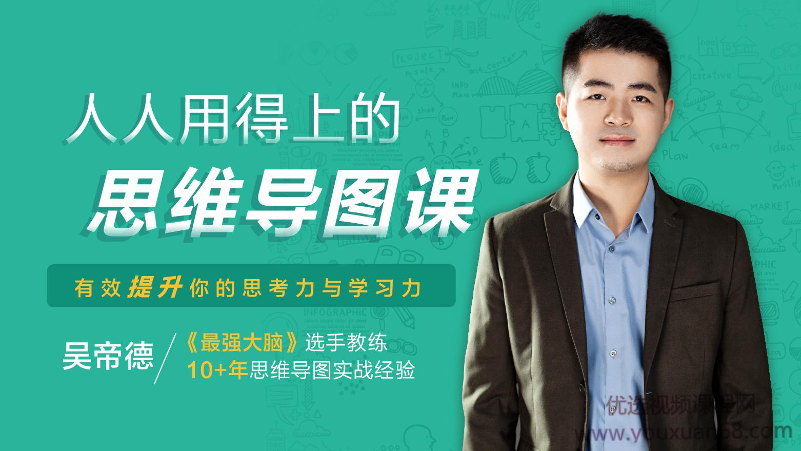 吴帝德：人人用得上的思维导图课，有效提升学习力