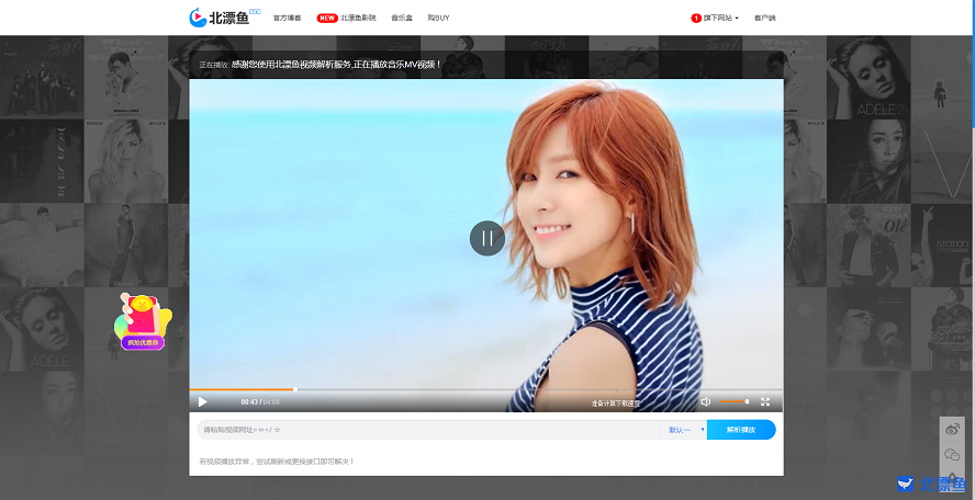 精美仿北漂鱼影视网站多平台VIP视频解析vip电影源码【程序源码】