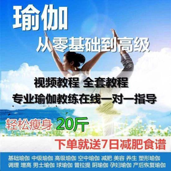 瑜伽从零基础到高级，专业瑜伽教练一对一指导全套教程
